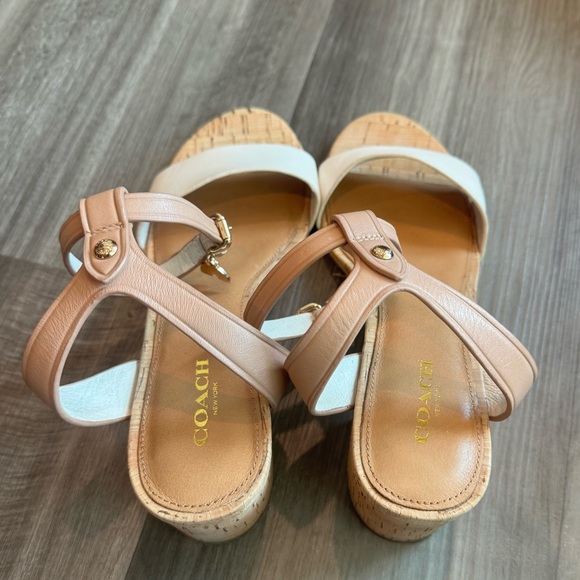 ❤️ELEGANT Coach Heels with Rainbow Charm on Strap - Picture 5 of 10